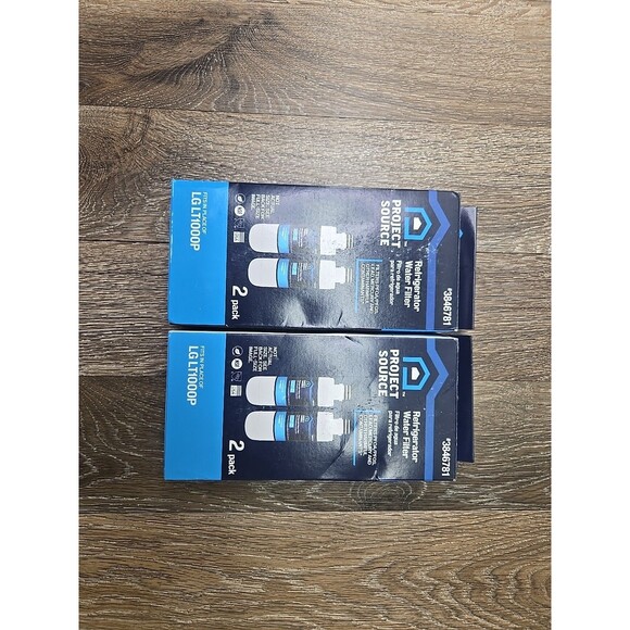 4 PACK - Project Source 3846781 L-5-2 Refrigerator Water Filter fits LG LT1000P - Picture 2 of 8
